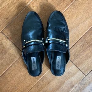 Steve Madden kandi black mules